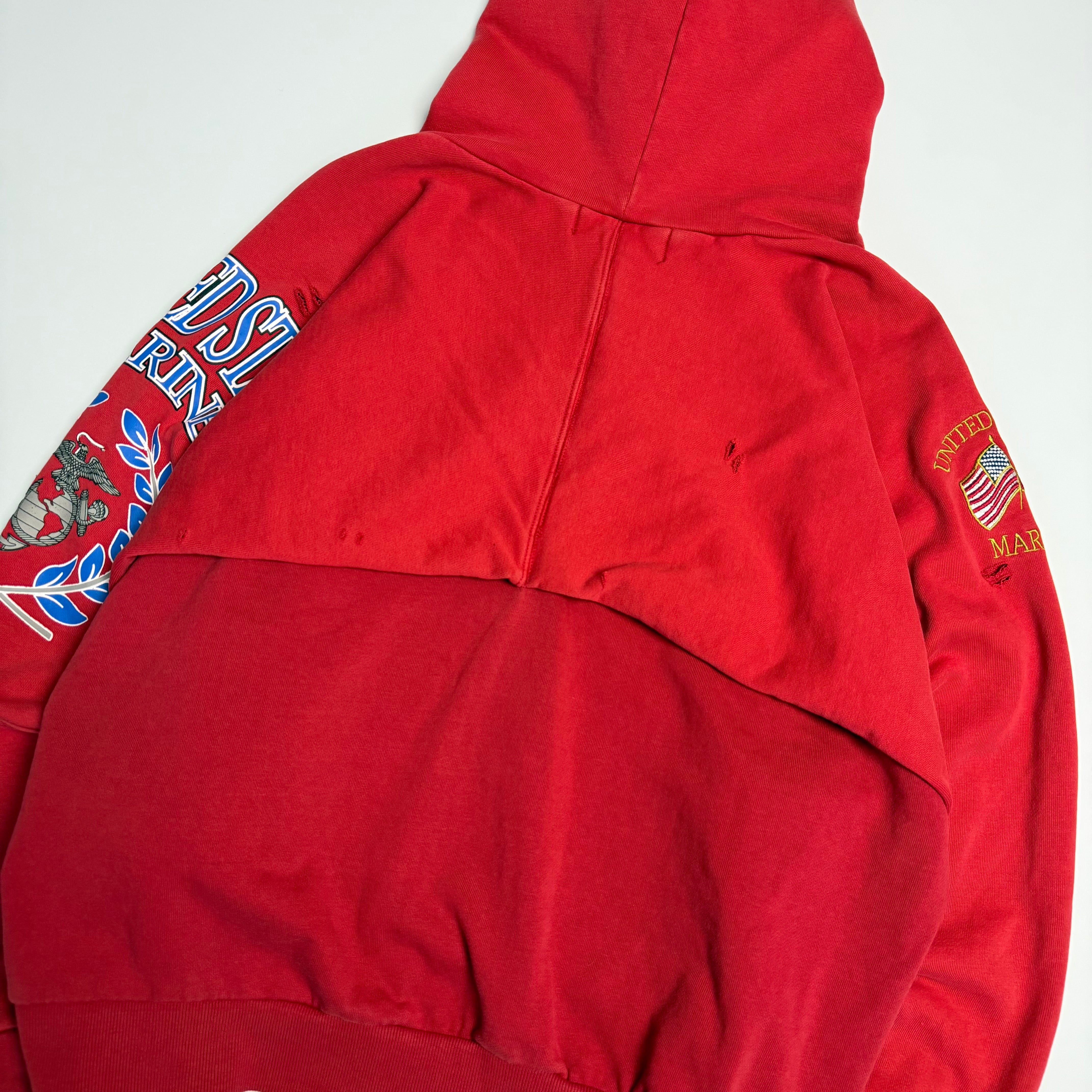 Marines Reconstructed Zip-Up Hoodie