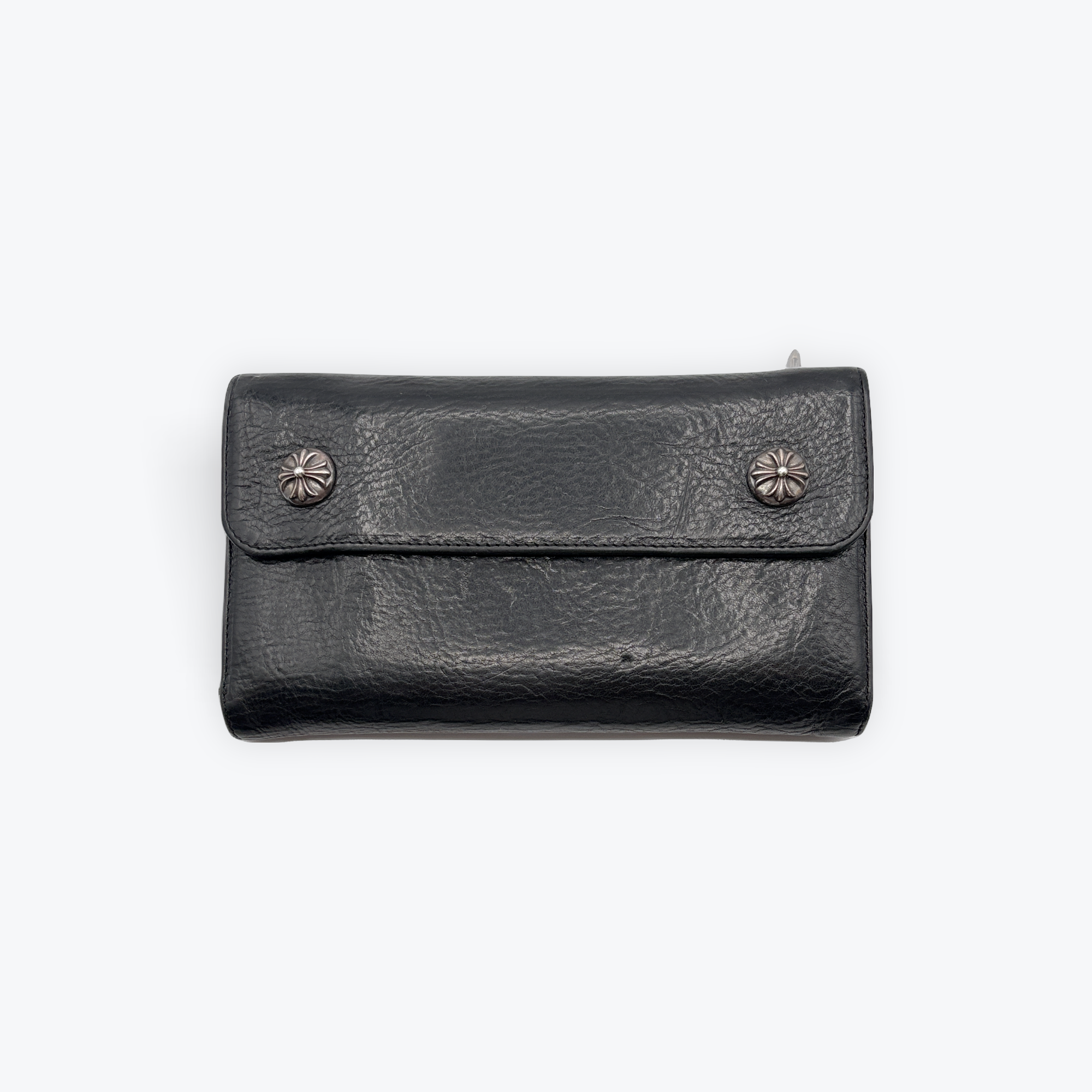 Chrome Hearts Long Wallet
Cross Snaps, Dagger Zipper ￼