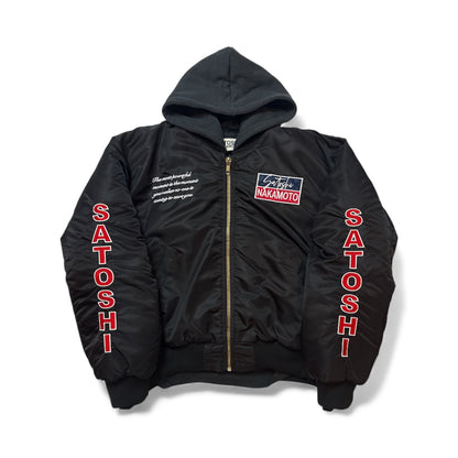 Off-Road Hooded Bomber Jacket