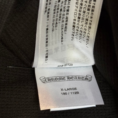 Vertical Logo Thermal Zip Up Hoodie