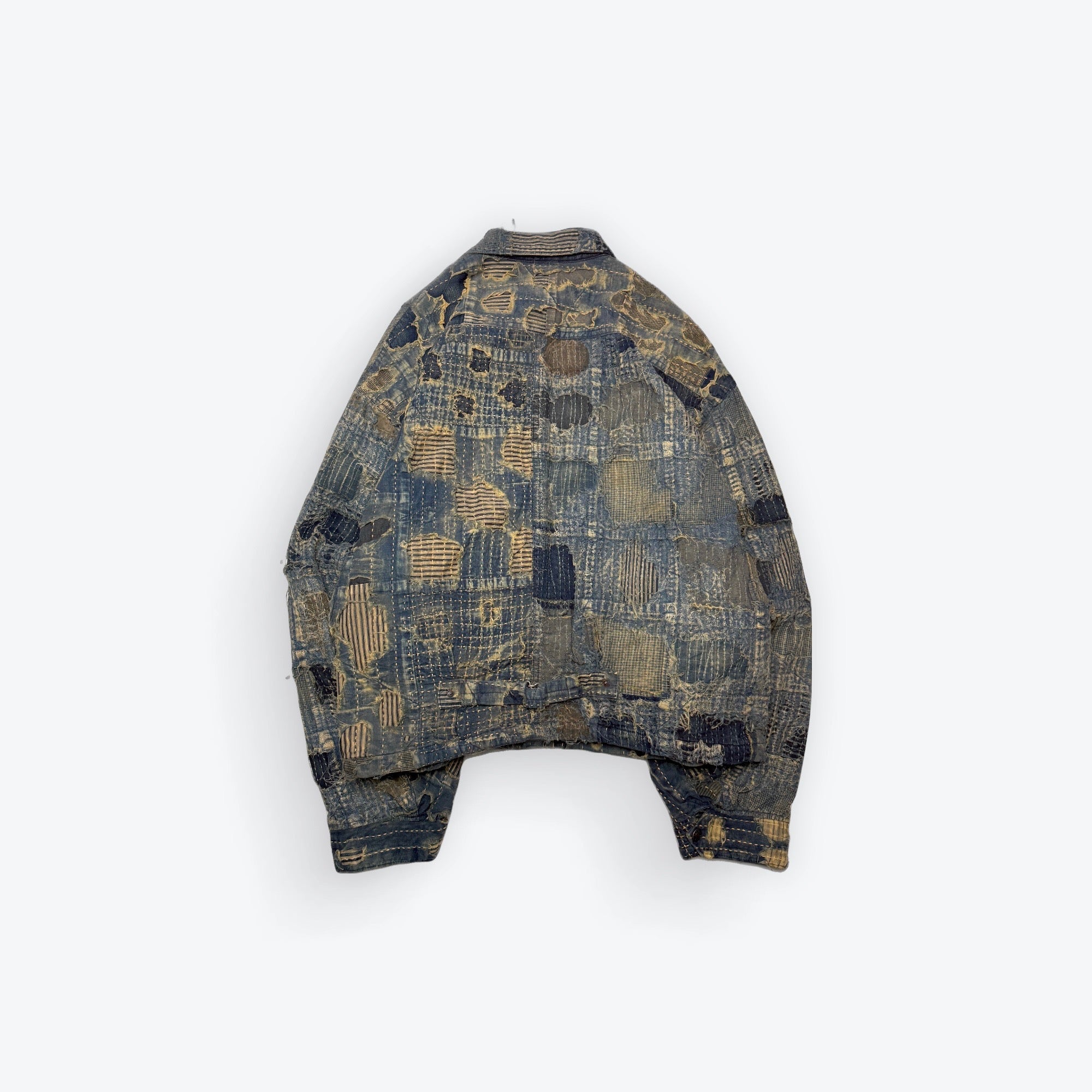 1st Spring Boro Denim Zip-Up