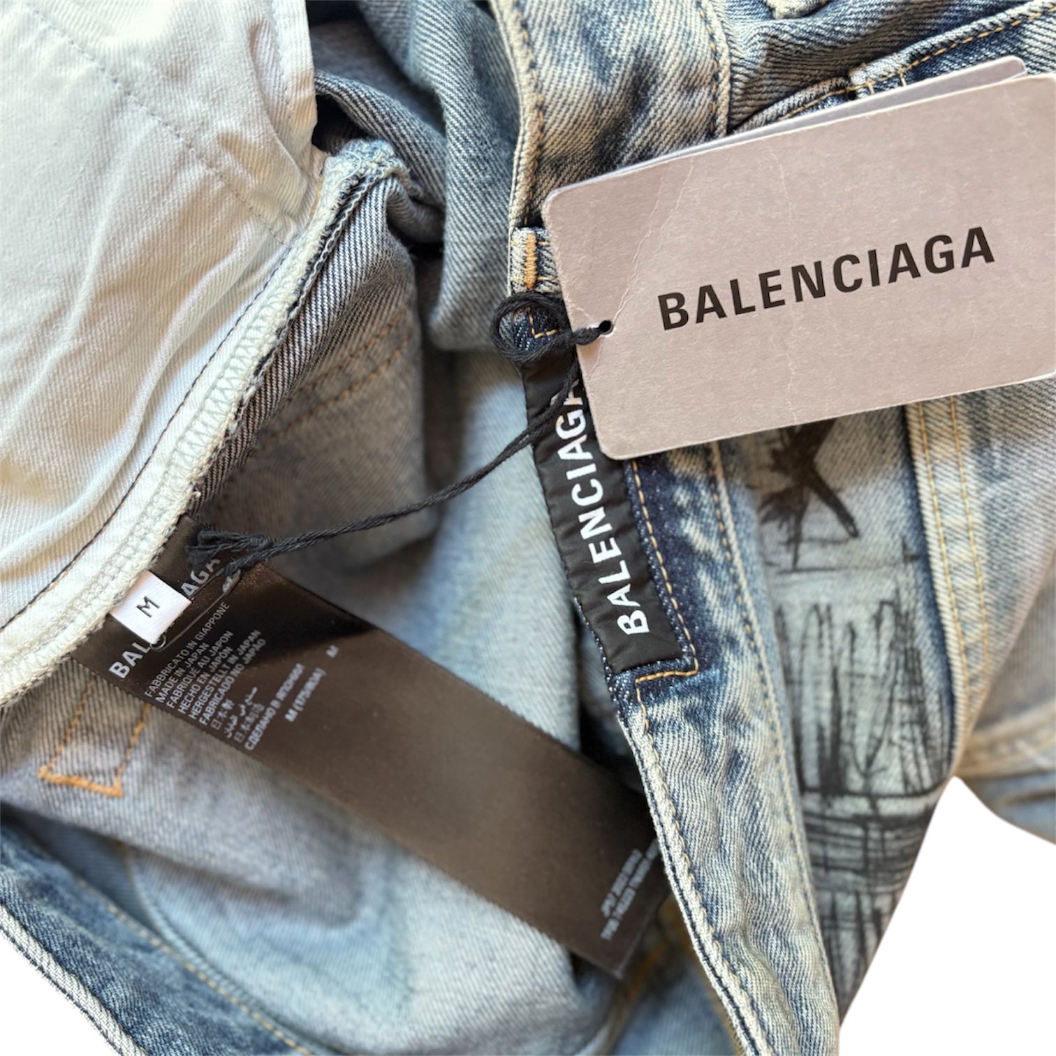 FW24 Baggy Graffiti Denim