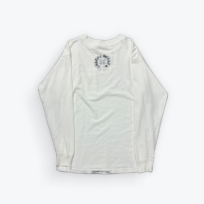 Vintage Floral Dagger Pocket Long Sleeve T-Shirt