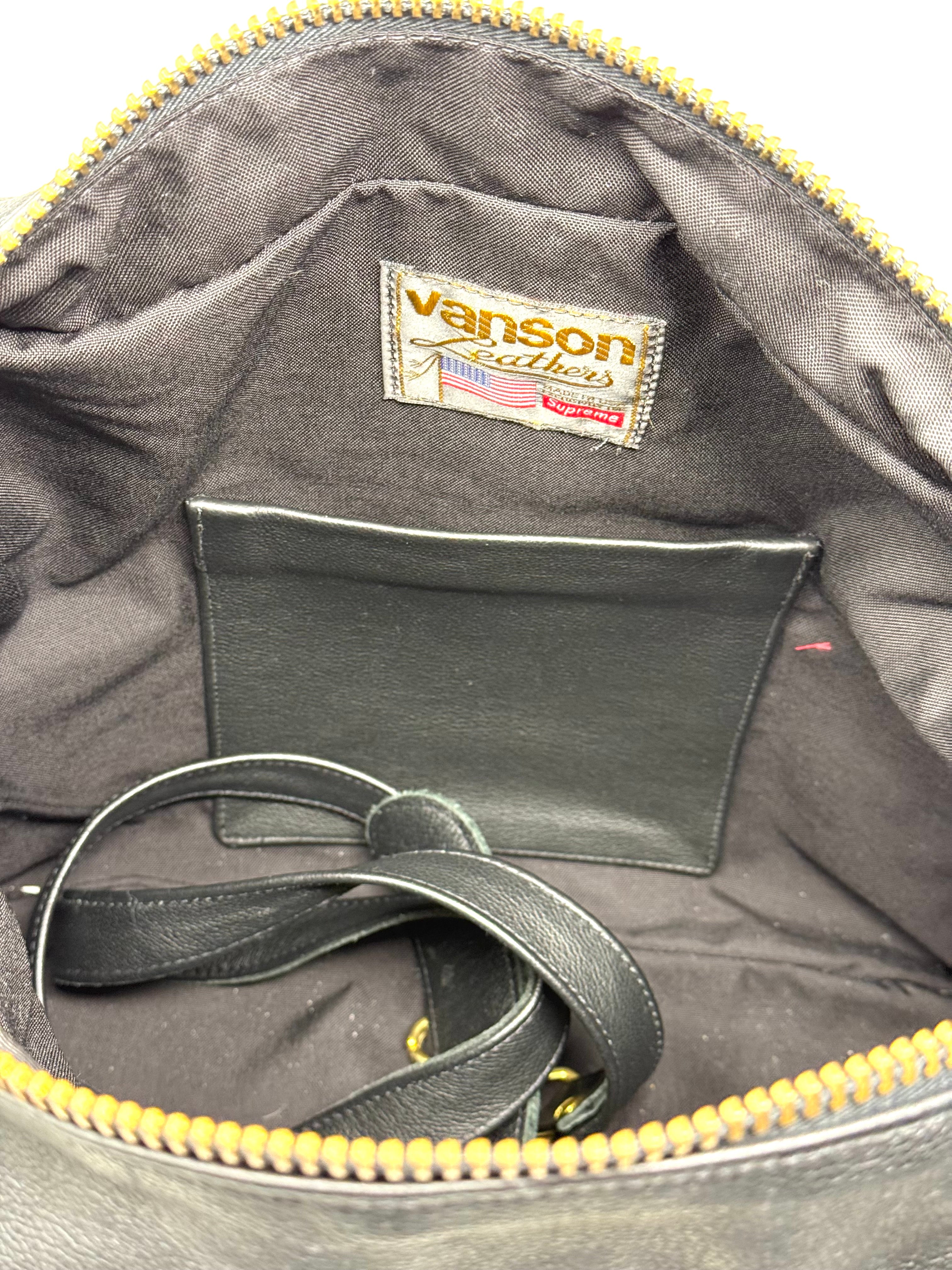 Vanson Leathers Spider Web Bag