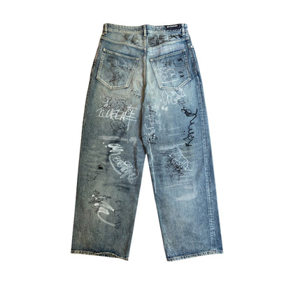 FW24 Baggy Graffiti Denim