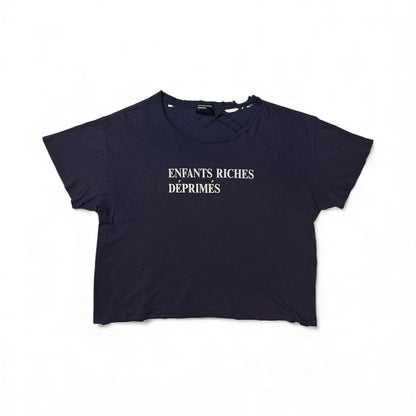 Distressed Logo Print T-Shirt