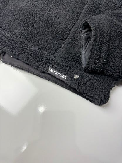 Shearling Fleece Button Up Jacket