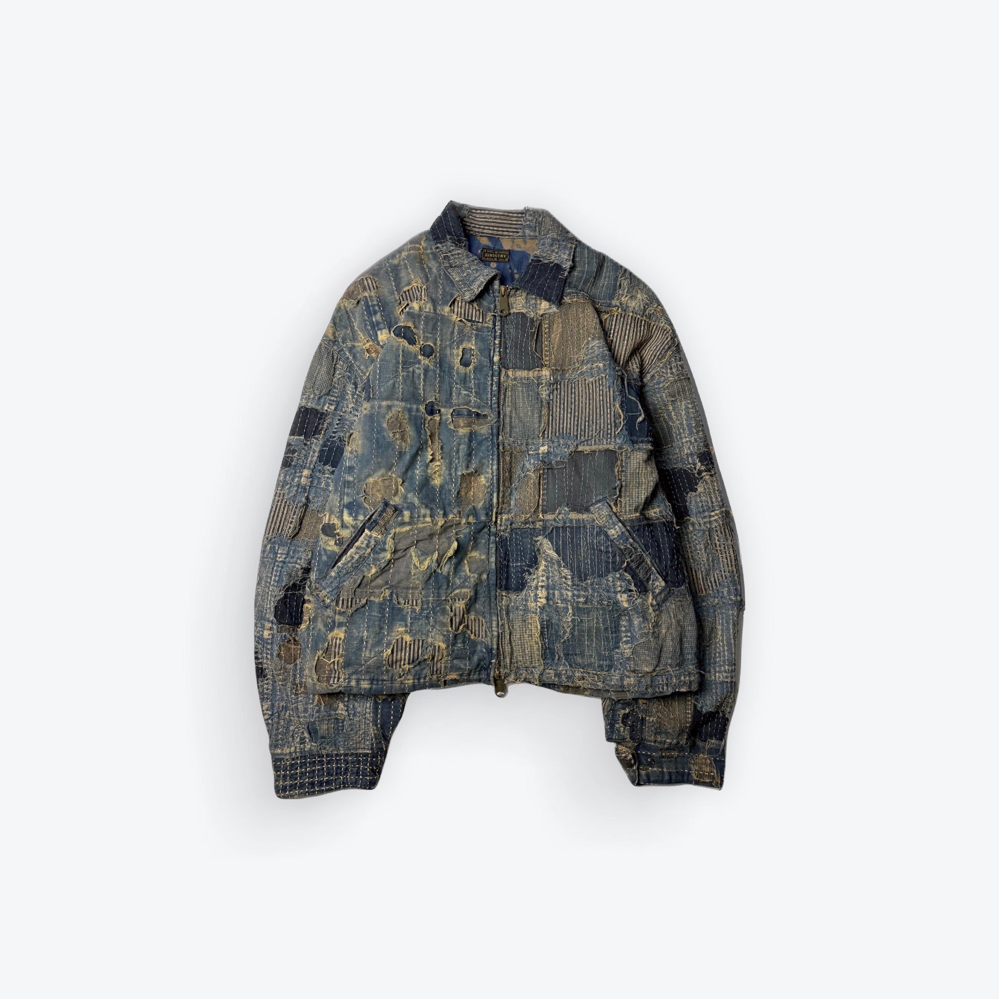 1st Spring Boro Denim Zip-Up