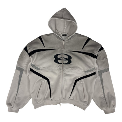 FW24 Unity Sports Icon Padded Zip-Up Hoodie