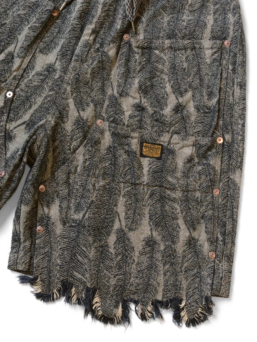 Magpie Double Knee Denim Shorts