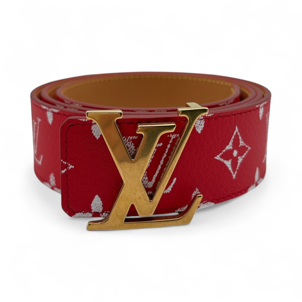 LV Initials 40mm Monogram Reversible Belt
