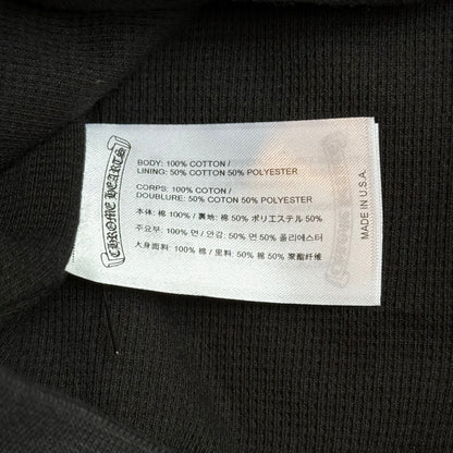 Vertical Logo Thermal Zip Up Hoodie