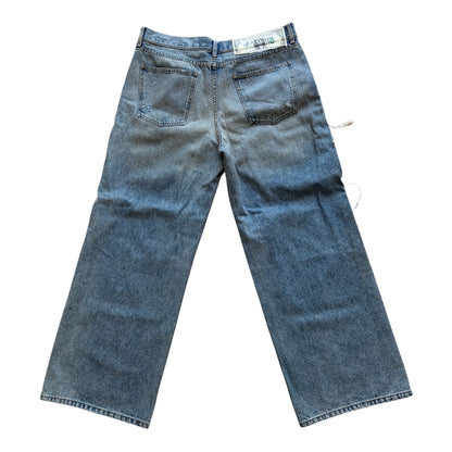 Blessed To Be Stressed Straight Leg Distressed Jeans