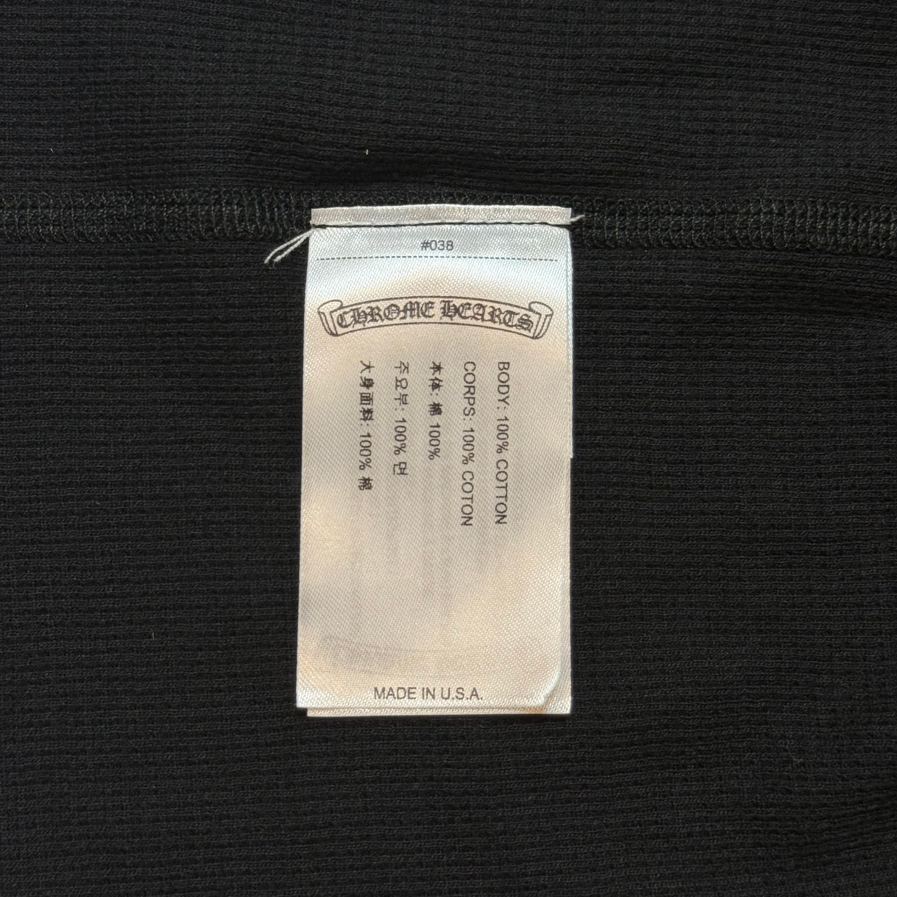 Chrome Hearts Thermal Long Sleeve T-Shirt