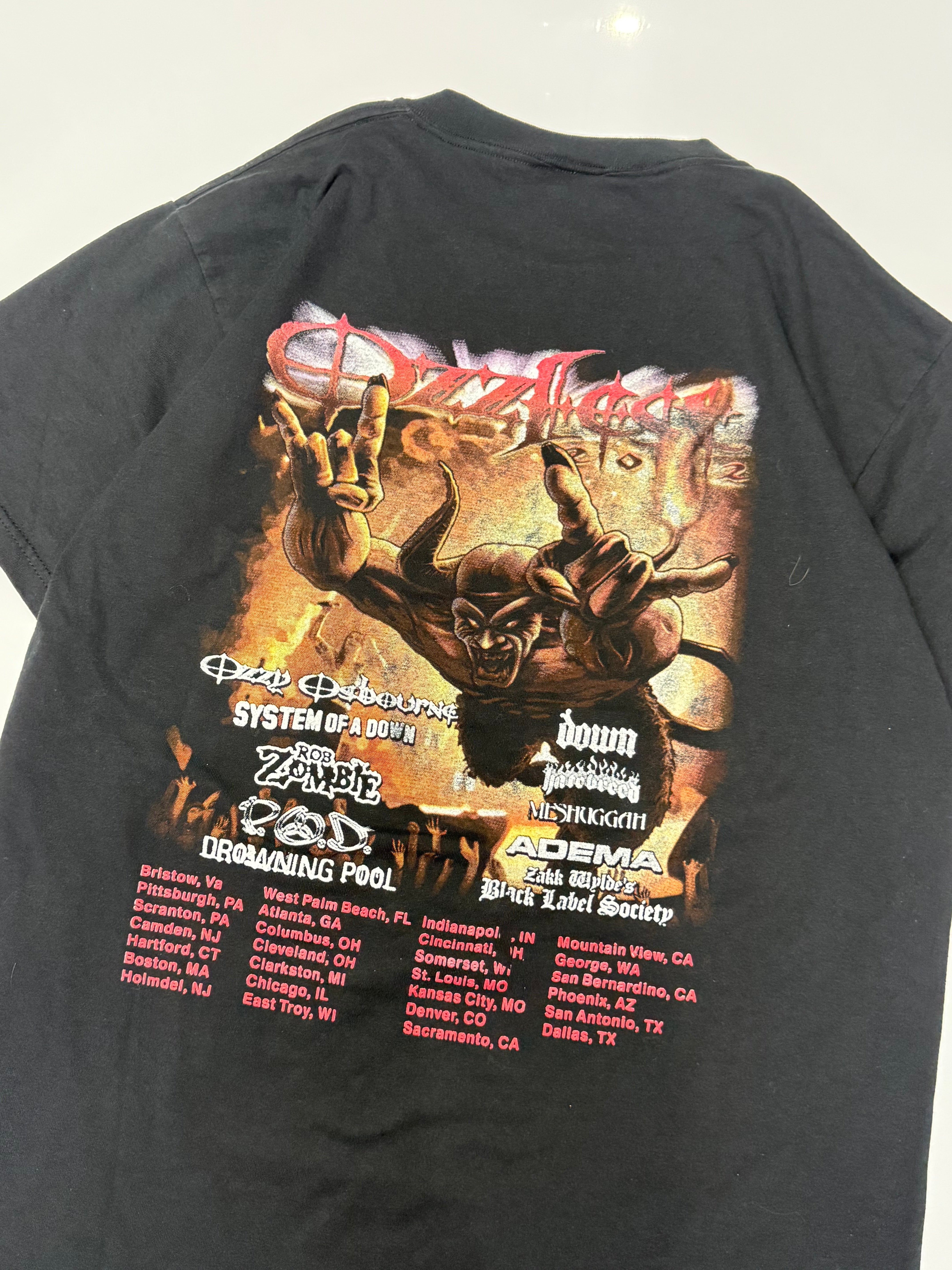 ‘02 Ozzfest Ozzy Osbourne Band Tee