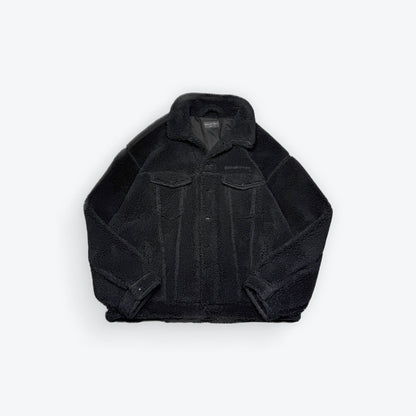 Shearling Fleece Button Up Jacket