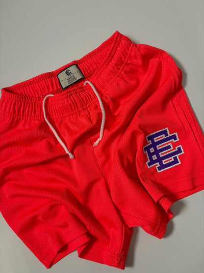 EE Basic Shorts Orange / Purple