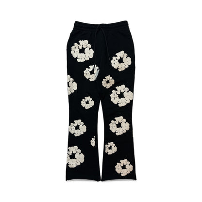 Readymade Cotton Wreath Flare Sweatpants