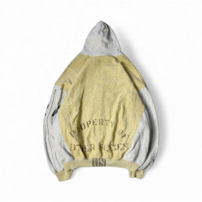 Army Rhinestone Zip-Up Hoodie