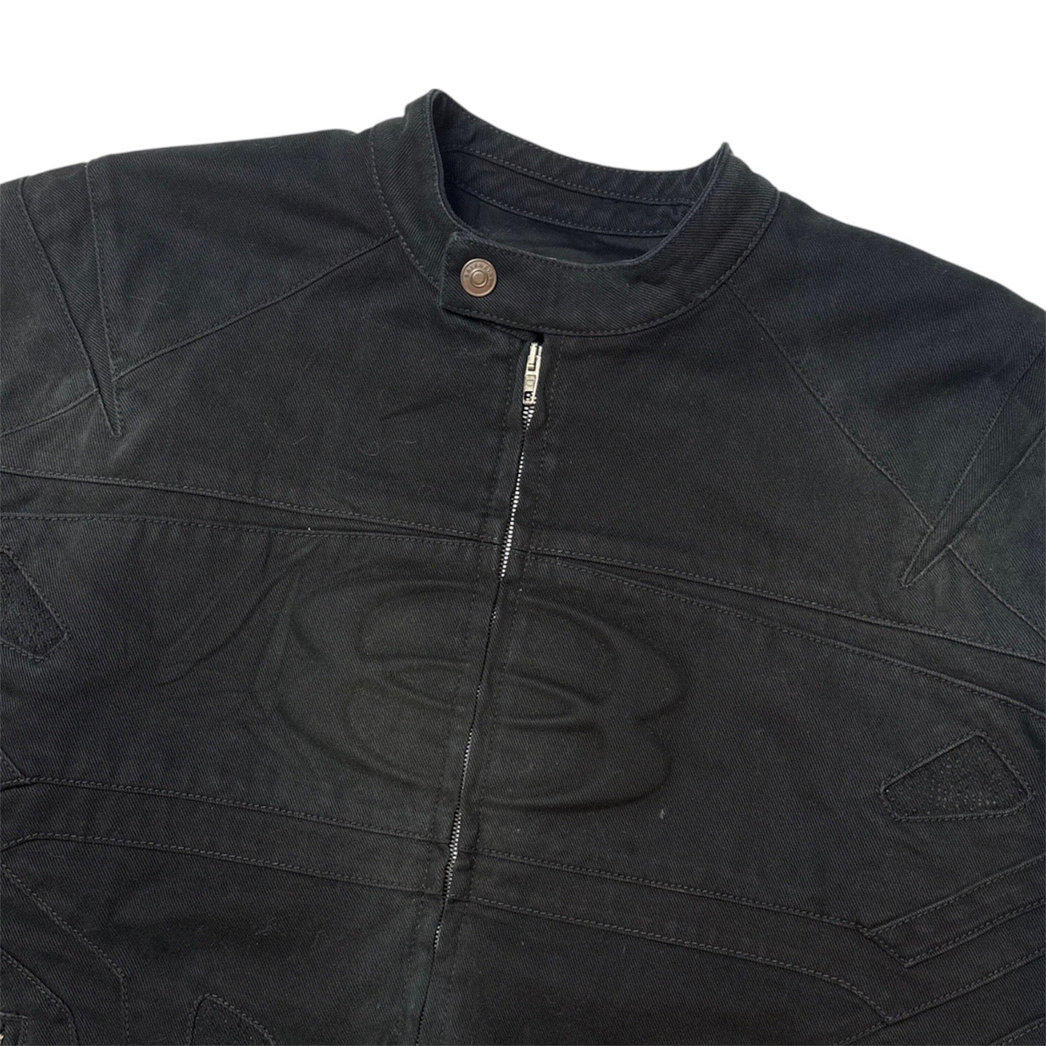 Unity Logo Denim Racer Jacket