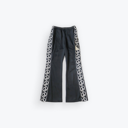 Smooth Jersey Peace Flare Track Pants