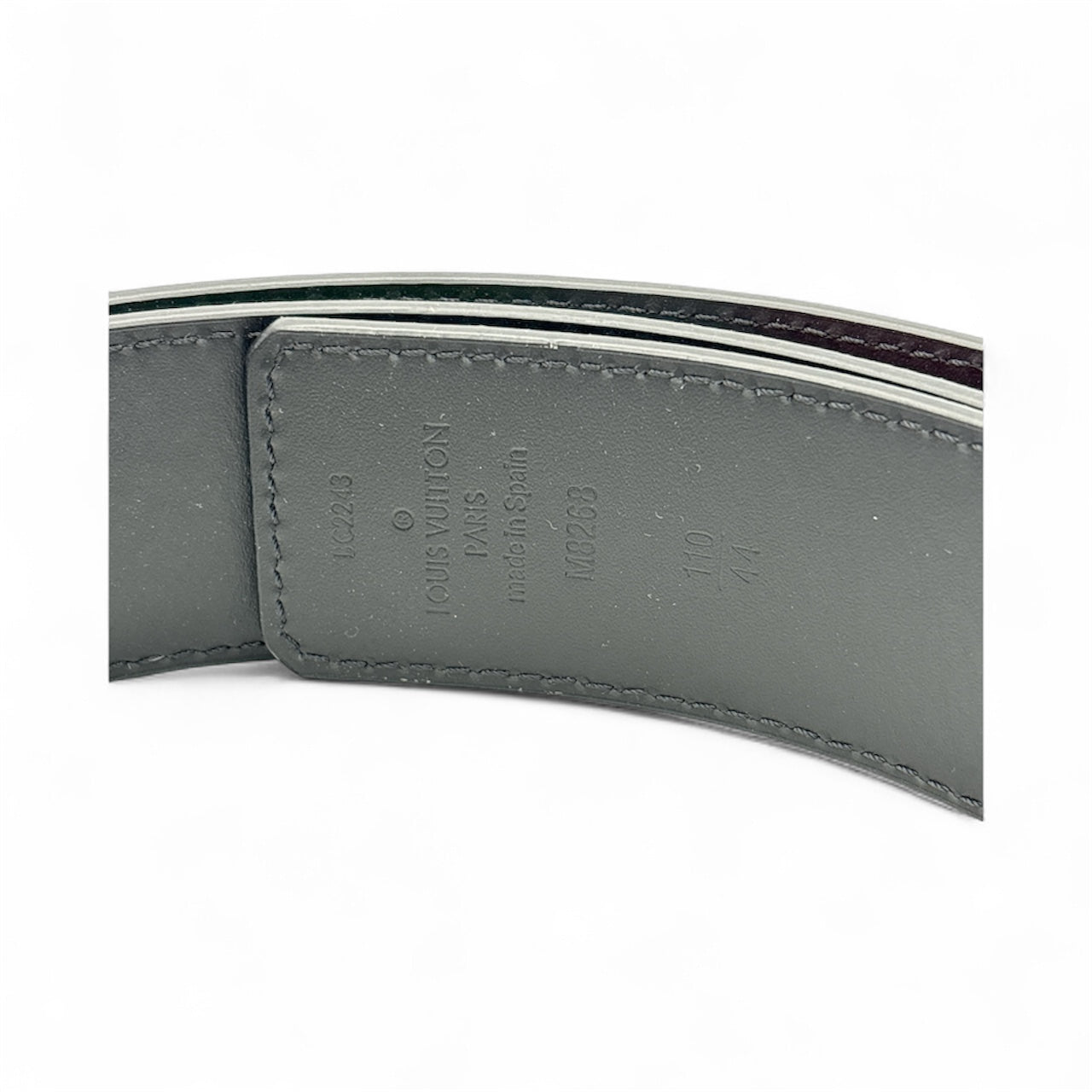 KidSuper LV Initials 40mm Reversible Monogram Belt