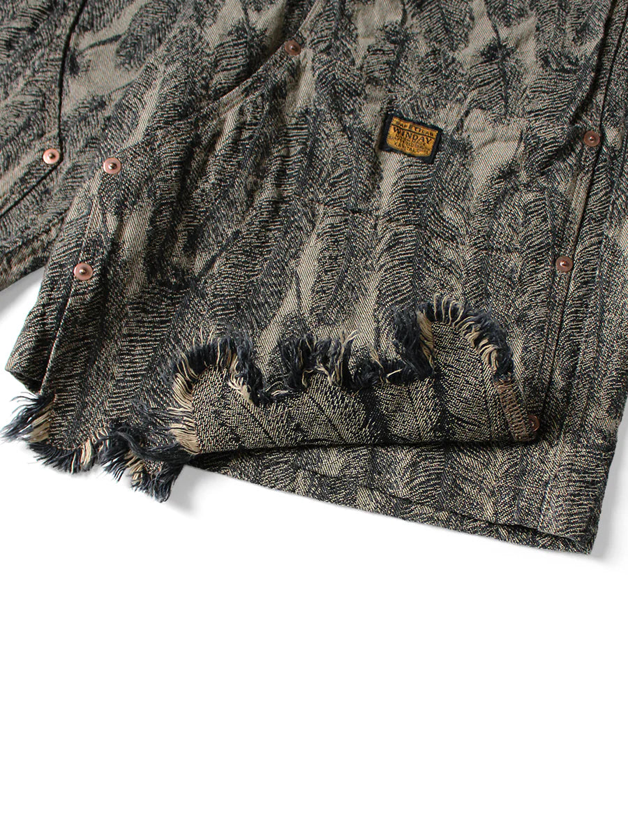 Magpie Double Knee Denim Shorts