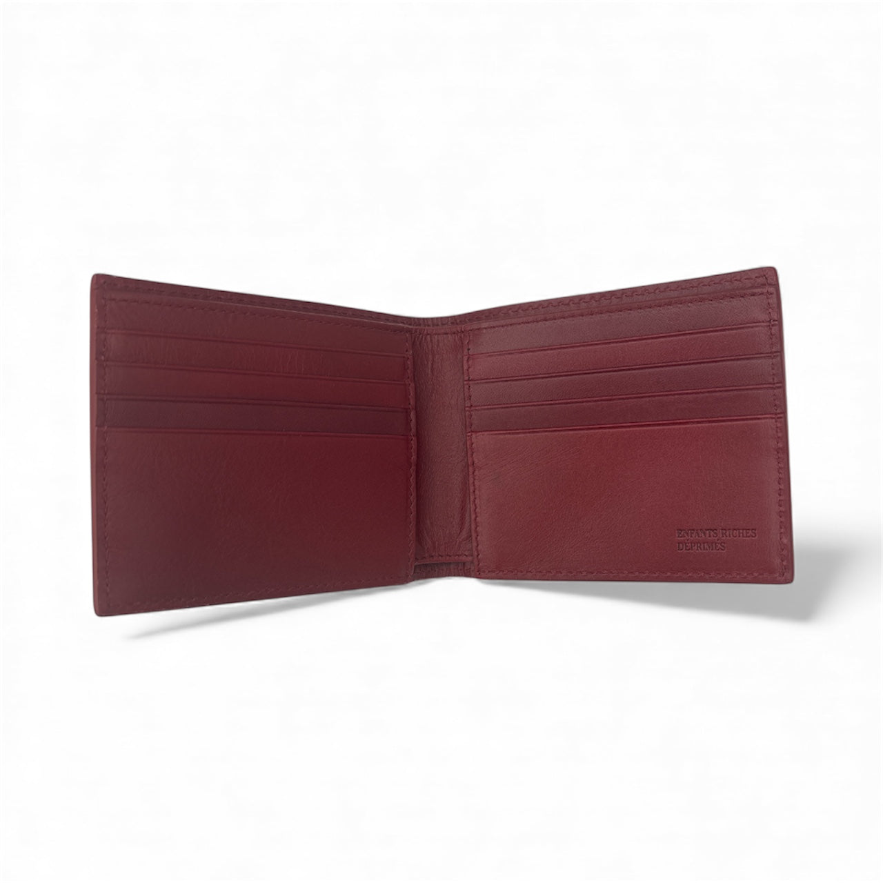 Cross Emblem Leather Wallet