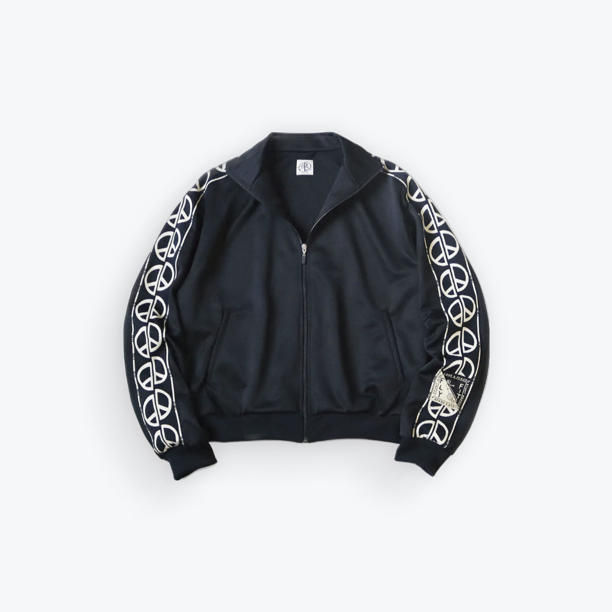 Smooth Jersey Peace Track Jacket