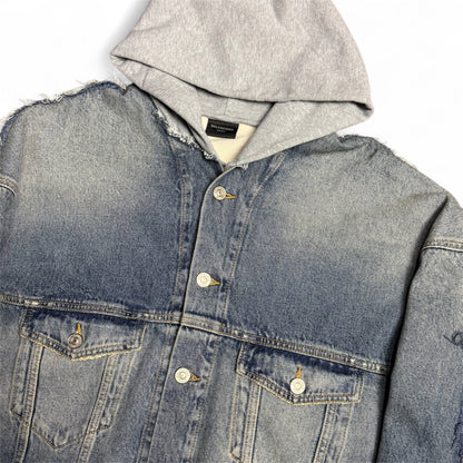 Hooded Denim Jacket