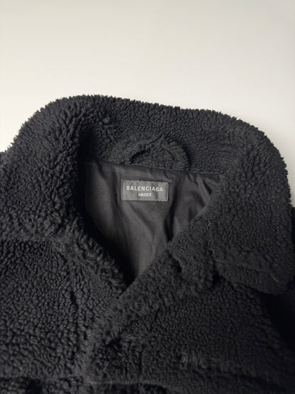 Shearling Fleece Button Up Jacket