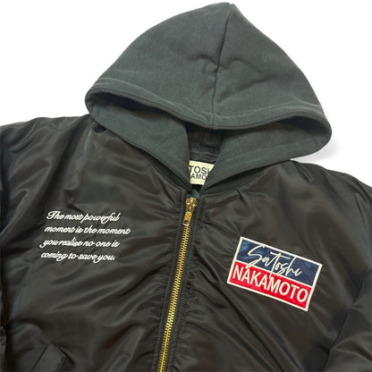 Off-Road Hooded Bomber Jacket