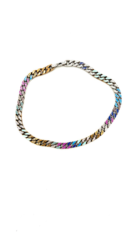Chainlink Patches Necklace