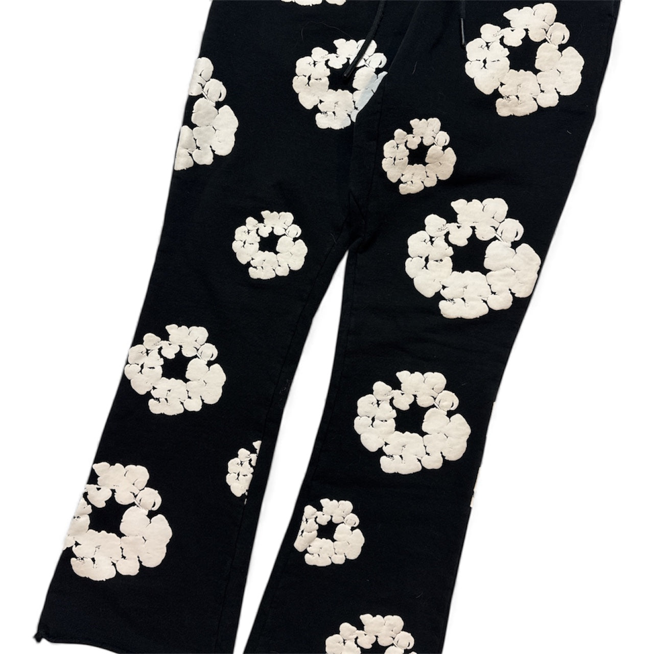 Readymade Cotton Wreath Flare Sweatpants