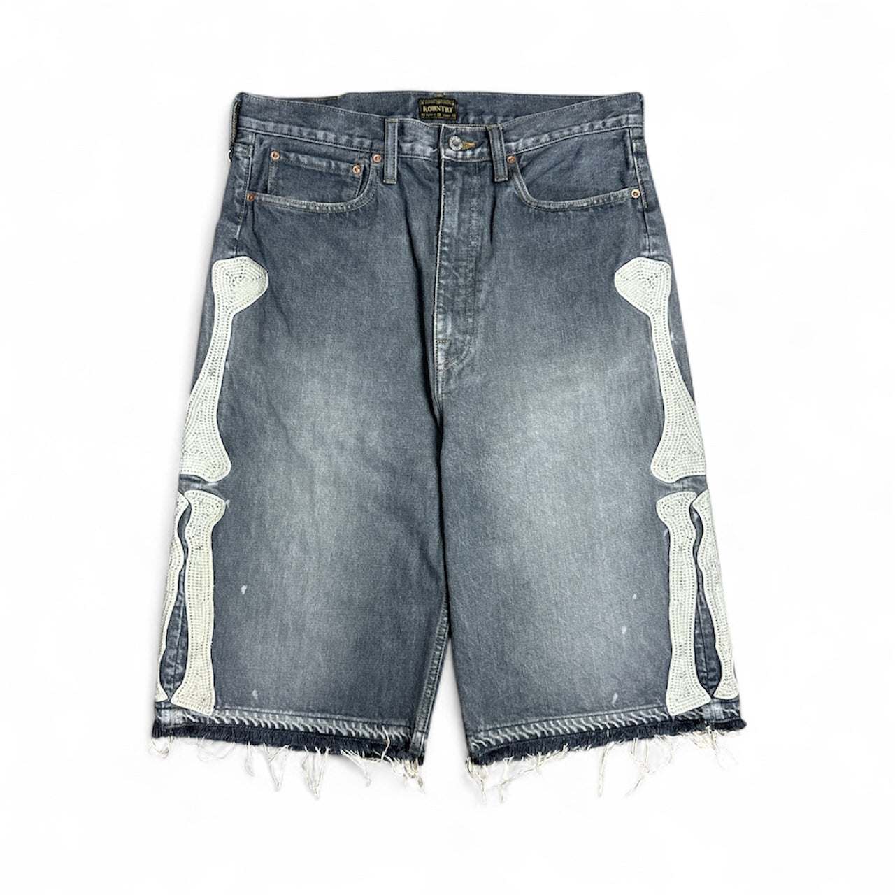 Kapital Denim Bone Shorts

Washed Grey – Size 34 (Fits US 32)